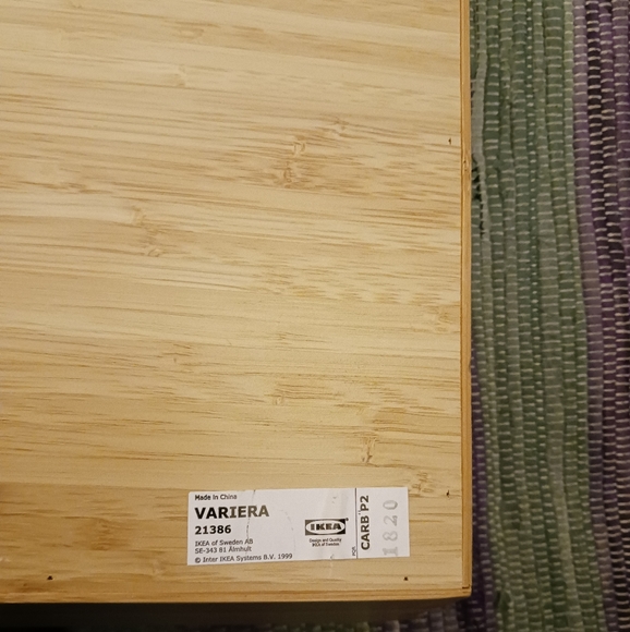 IKEA VARIERA Large Flatware Cutlery Tray Kitchen Drawer Organizer Bamboo ๐ฑ - Picture 4 of 7